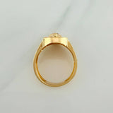 Anillo San Judas Tadeo 8.75gr / T9 1/2 / Tres Oros 18K %