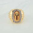 Anillo Virgen de Guadalupe 5.75gr / T5 3/4 / Tres Oros 18K %