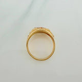 Anillo San Miguel Arcangel 5.3gr / T9 1/2 / Tres Oros 18K %