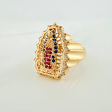 Anillo Virgen de Guadalupe 6.6gr / T7 1/2 / Oro Amarillo 18K %