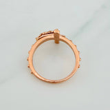 Christ Cross Ring 6.3gr / T10 1/4 / Rose Gold 18K %