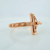 Christ Cross Ring 6.3gr / T10 1/4 / Rose Gold 18K %