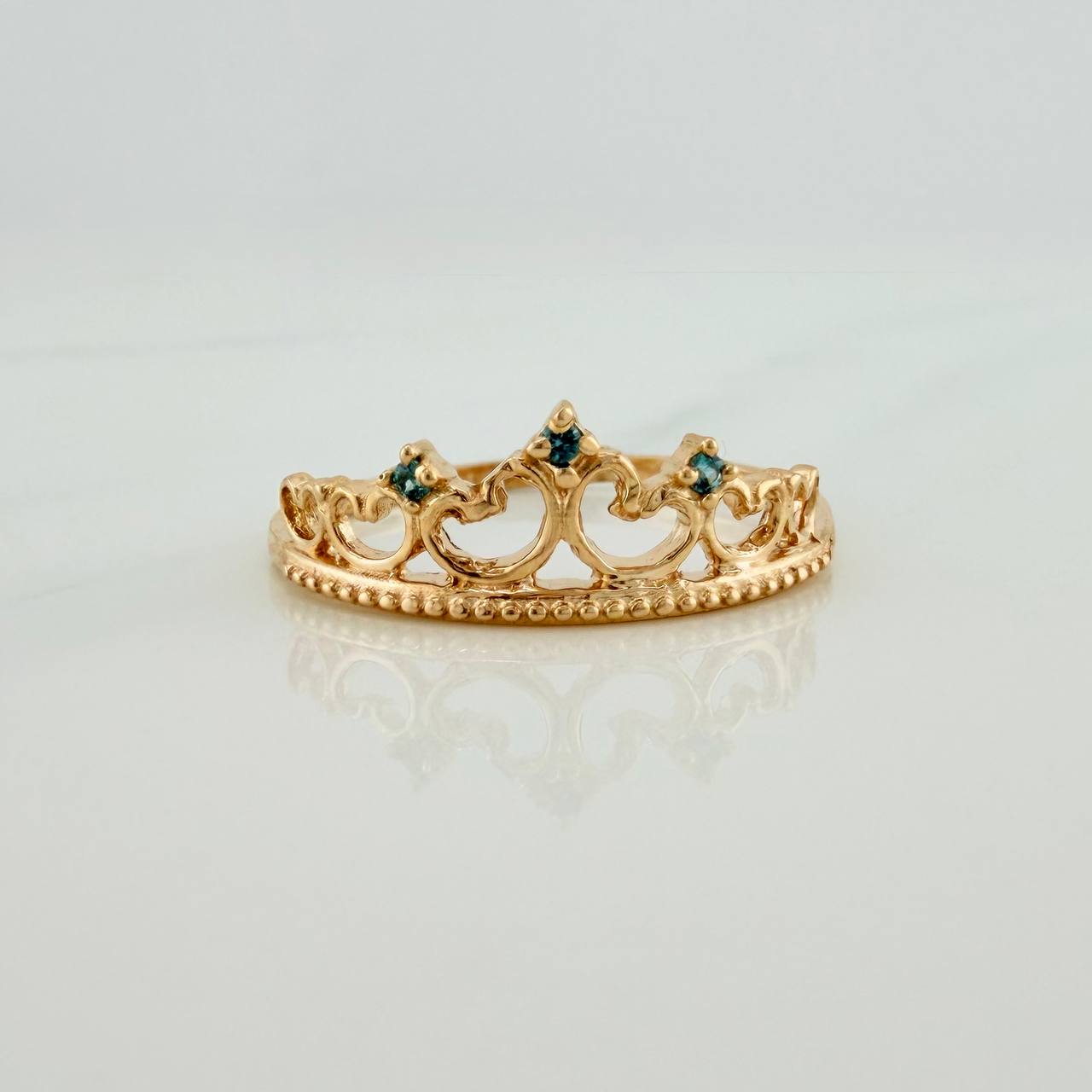 Anillo Tiara 1.6gr / T7 / Oro Amarillo 18K %