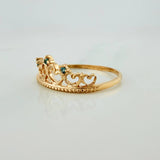 Anillo Tiara 1.6gr / T7 / Oro Amarillo 18K %