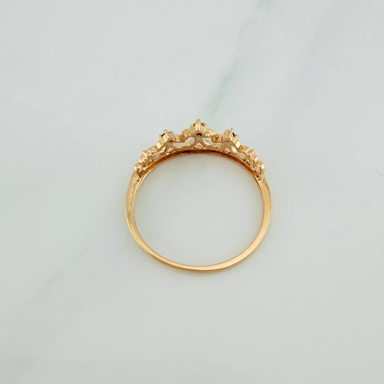 Anillo Tiara 1.6gr / T7 / Oro Amarillo 18K %