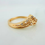 Anillo Tiara 2.3gr / T5 3/4 / Oro Amarillo 18K %
