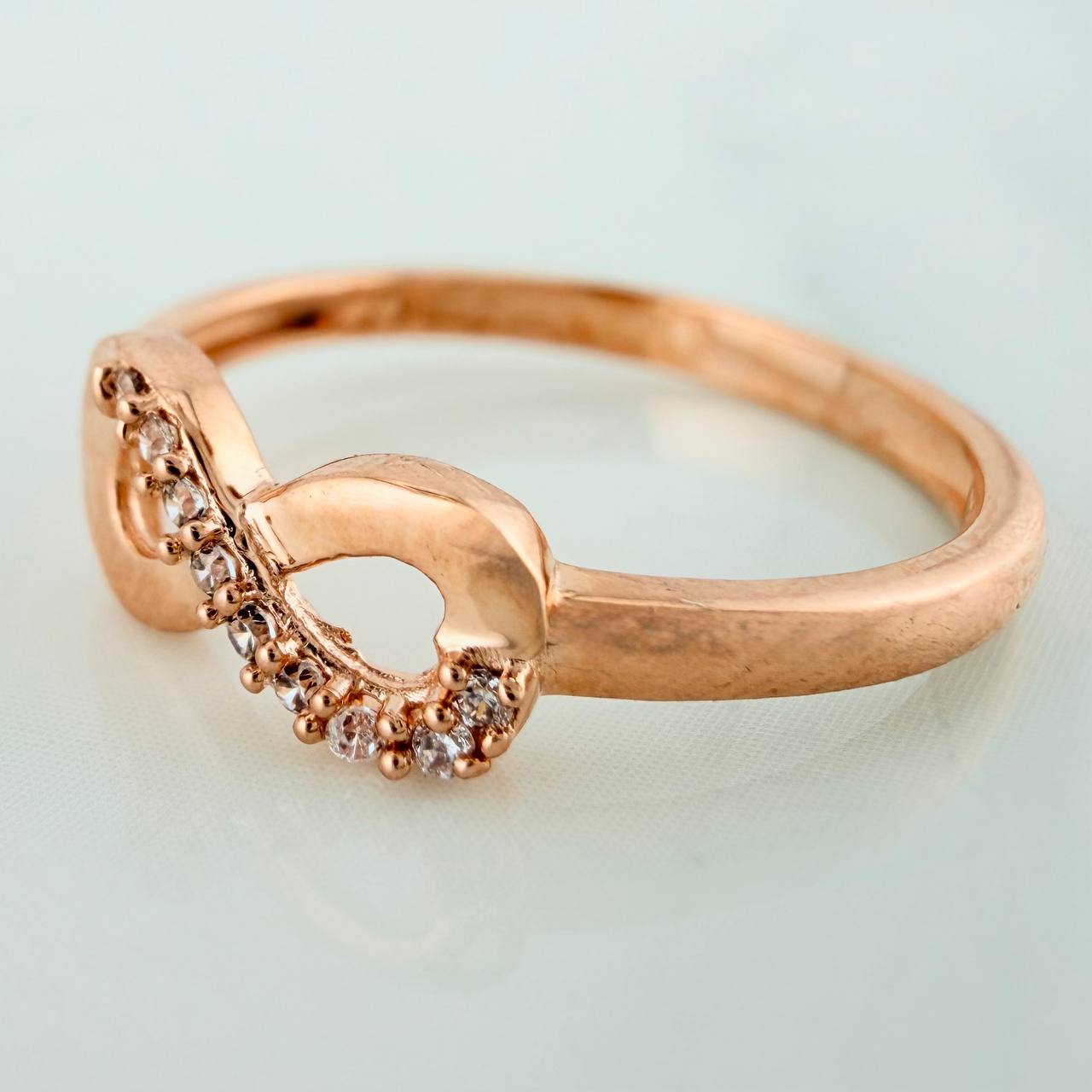 Infinity Ring 1.7gr / T5 3/4 / Rose Gold 18K %