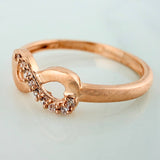 Infinity Ring 1.7gr / T5 3/4 / Rose Gold 18K %