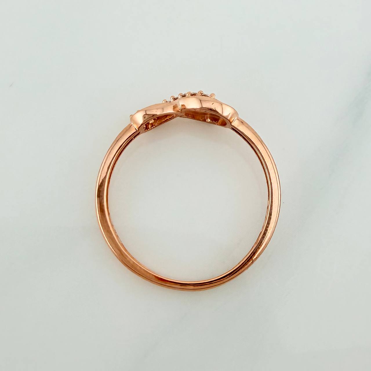 Infinity Ring 1.7gr / T5 3/4 / Rose Gold 18K %