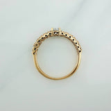 Anillo Solitario Churumbela 1.95gr / T6 / Oro Amarillo 18K %