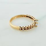 Anillo Solitario Churumbela 1.95gr / T6 / Oro Amarillo 18K %
