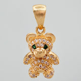 Dije Oso 3.5gr / 1 in / Oro Amarillo 18K %