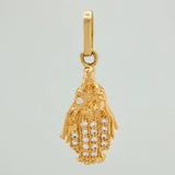 Pendant Virgen del Carmen 1.1g / 1 in Yellow Gold 18K