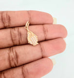 Virgin of Carmen Pendant 1.15gr / 1 in / Yellow Gold 18K %
