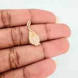 Pendant Virgen del Carmen 1.1g / 1 in Yellow Gold 18K