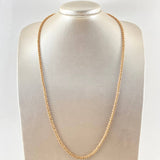 Military Half Moon Chain 20gr / 65cm / 18K Rose Gold Nac.Esp.