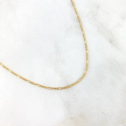 Figaro Chain 2.05 g / 19 3/4 in / 1.9 mm 18K Yellow Gold