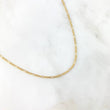 Cadena Figaro 2.05 g / 19 3/4 in / 1.9 mm Oro Amarillo 18K