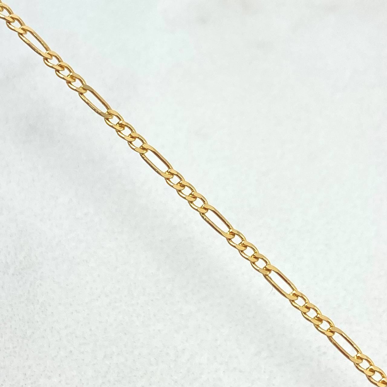 Cadena Figaro 2.05 g / 19 3/4 in / 1.9 mm Oro Amarillo 18K