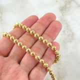 Cadena Militar Media Luna 33.55gr / 60cm / Oro Amarillo Nac.Esp. 18K ©