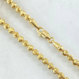 Military Crescent Chain 30.6gr / 25.6in / 18K Yellow Gold