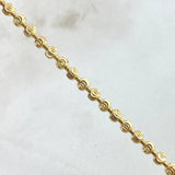Cadena Militar Media Luna 17.35gr / 50cm / Oro Amarillo Nac.Esp. 18K