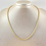 Cadena Militar Media Luna 17.35gr / 50cm / Oro Amarillo Nac.Esp. 18K