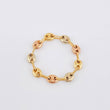Ring Gc 0.95gr / T10 3/4 - T11 1/4 / 4.1mm Three Golds 18K ©