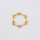 Anillo Gc 0.5gr / T2 / 3.4mm Tres Oros 18K ©