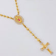 Rosario Virgen Guadalupe 20g / 24 in / 4mm Oro Amarillo 18K