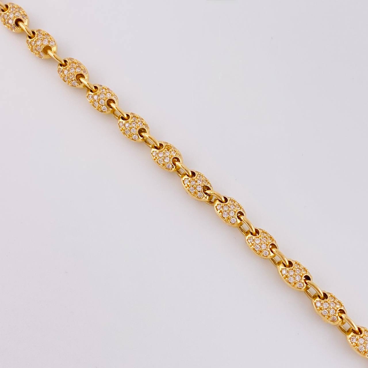 Bracelet GC 11.7g / 6 1/2 in / 4.9mm Yellow Gold 18K
