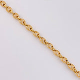 Bracelet GC 11.7g / 6 1/2 in / 4.9mm Yellow Gold 18K