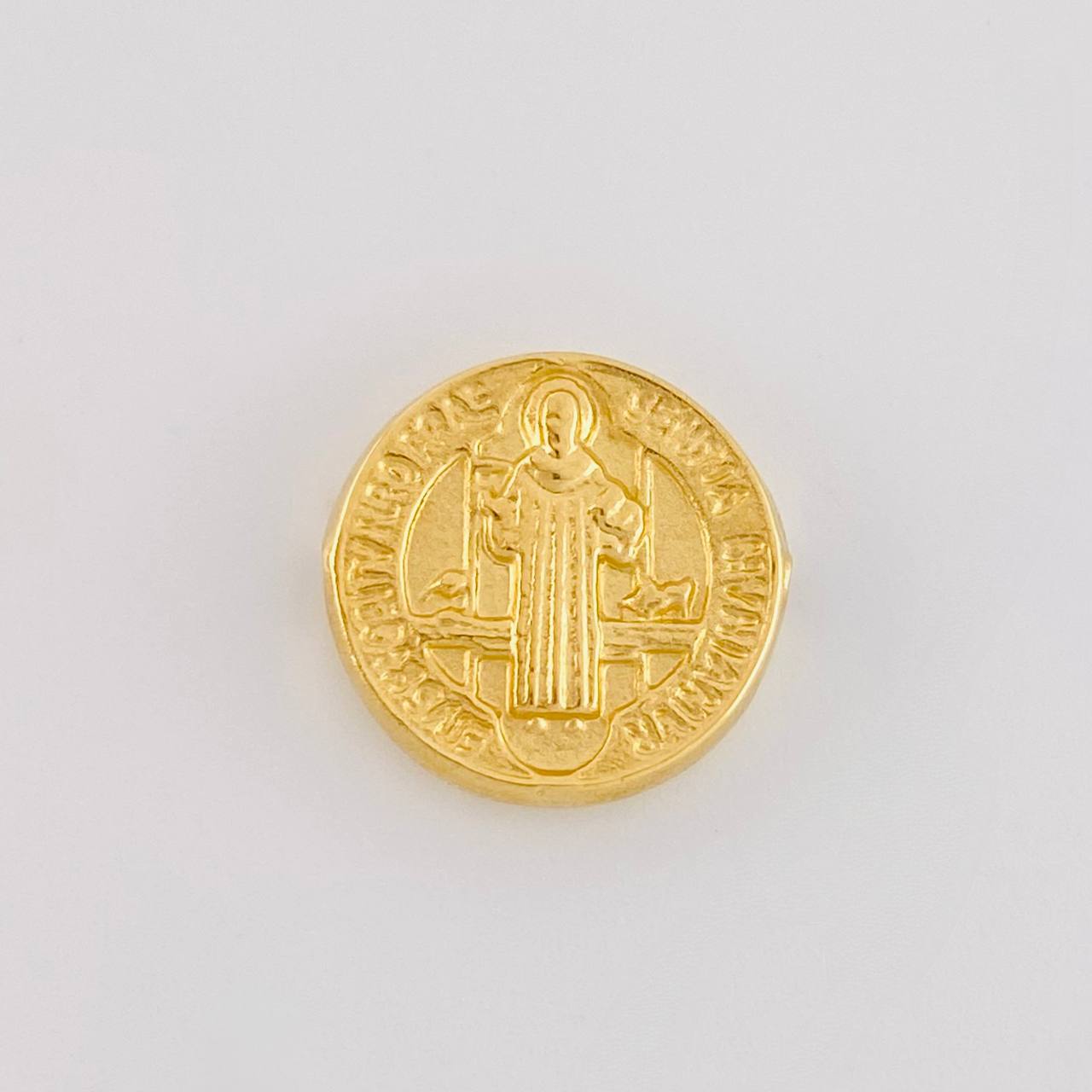 Herraje San Benito Mate 0.7g / 1/2 in Oro Amarillo 18K