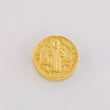 Herraje San Benito Mate 0.7g / 1/2 in Oro Amarillo 18K