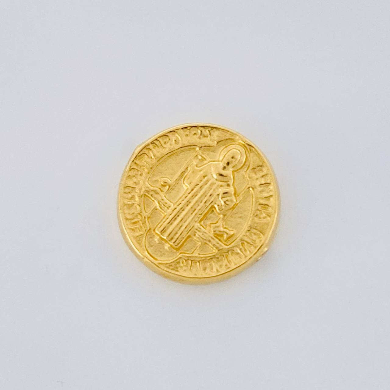 Herraje San Benito Mate 0.7g / 1/2 in Oro Amarillo 18K