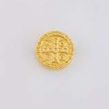 Charm San Benito Matte 0.75g / 1/2 in Yellow Gold 18K