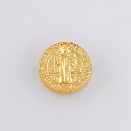 Herraje San Benito Mate 0.6g / 1/2 in Oro Amarillo 18K