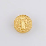 Charm San Benito Matte 0.6g / 1/2 in Yellow Gold 18K