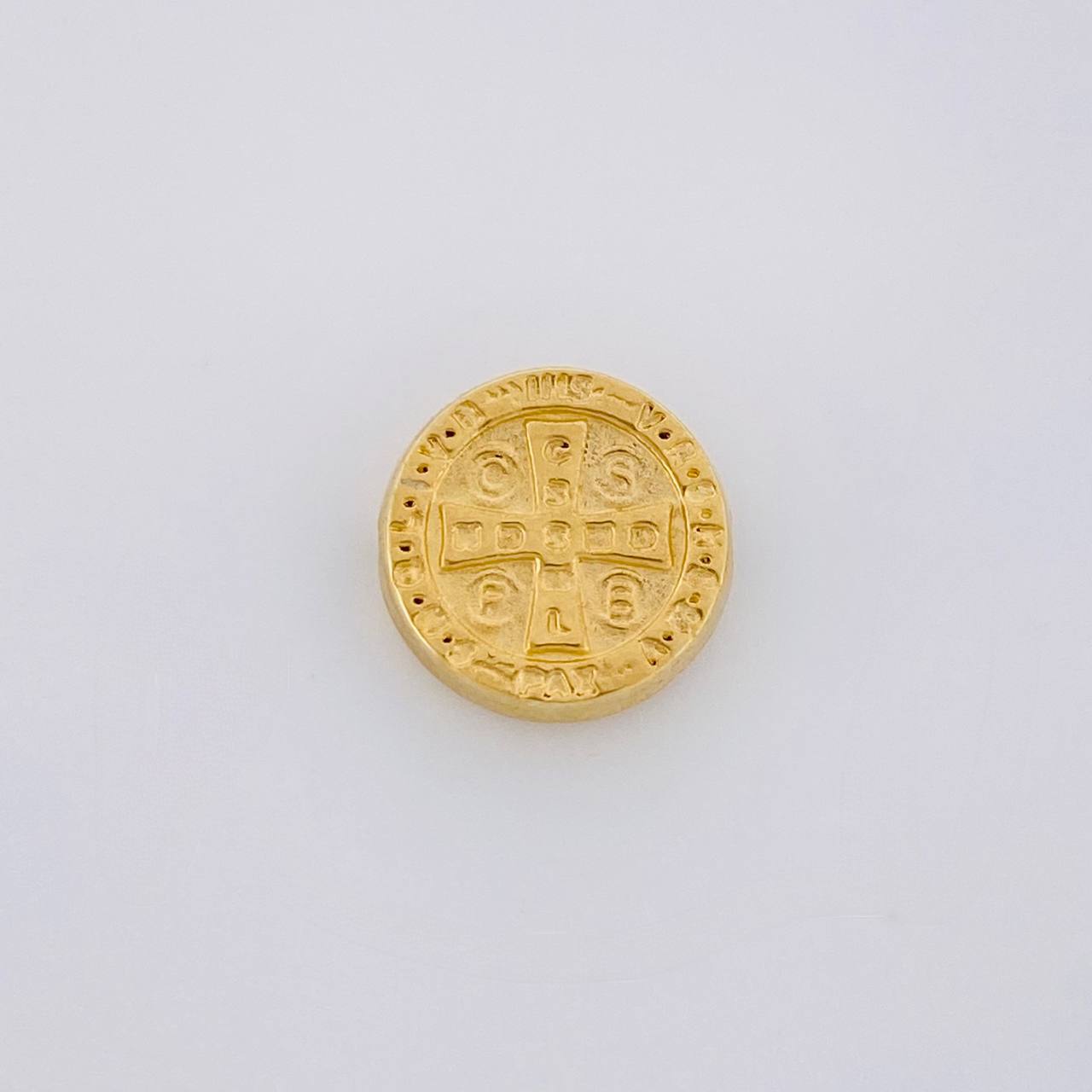 Charm San Benito Matte 0.55g / 1/2 in Yellow Gold 18K