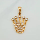 Dije Corona 3.25gr / 1 1/4 in / Oro Amarillo 18K %