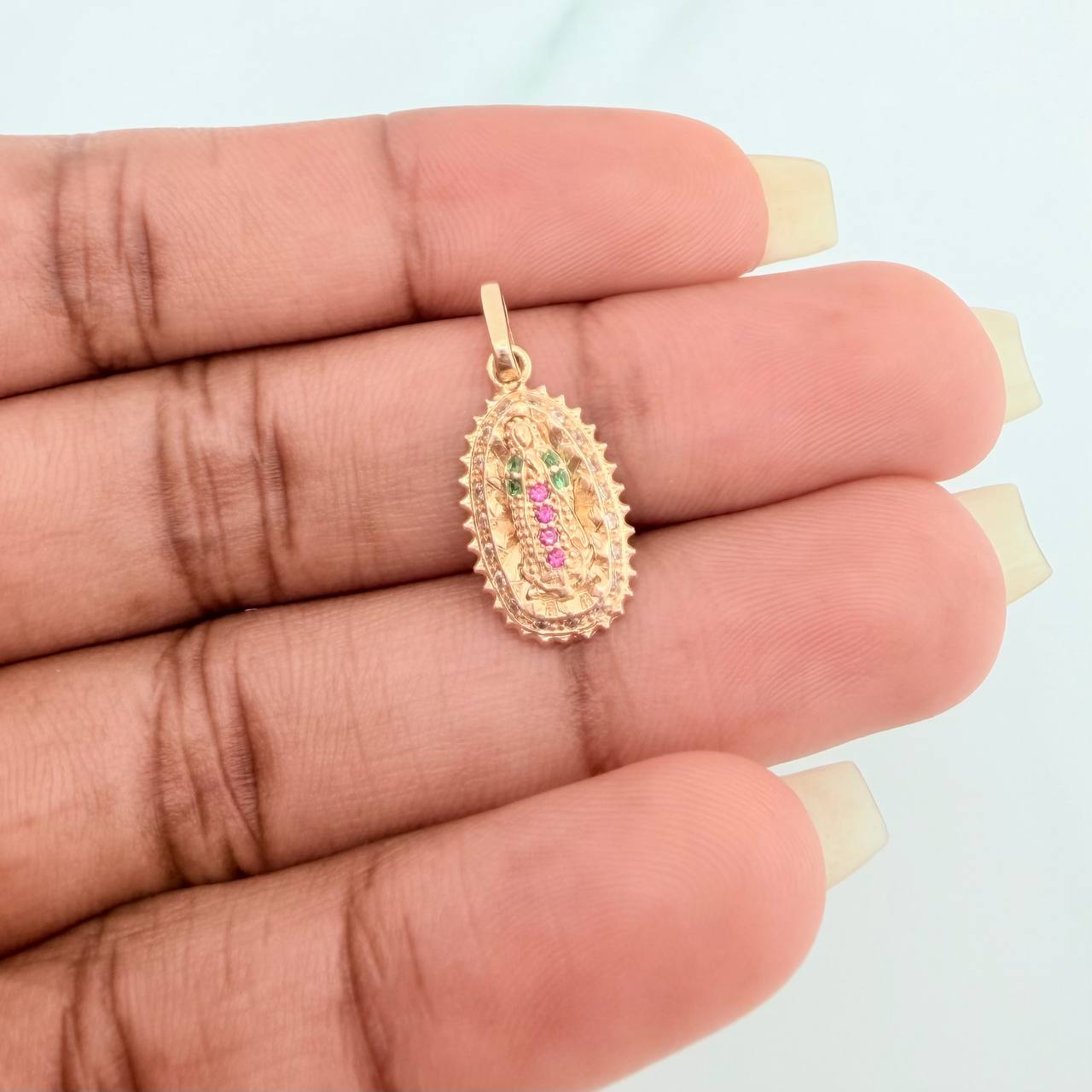 Dije Virgen de Guadalupe 1.55gr / 3/4 in / Oro Amarillo 18K %