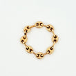 Anillo Gc Diamantado 0.65gr / T4 - T4 1/4 / 3.4mm Oro Amarillo 18K ©