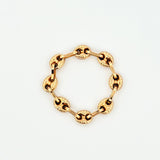 Anillo Gc Diamantado 0.65gr / T4 - T4 1/4 / 3.4mm Oro Amarillo 18K ©
