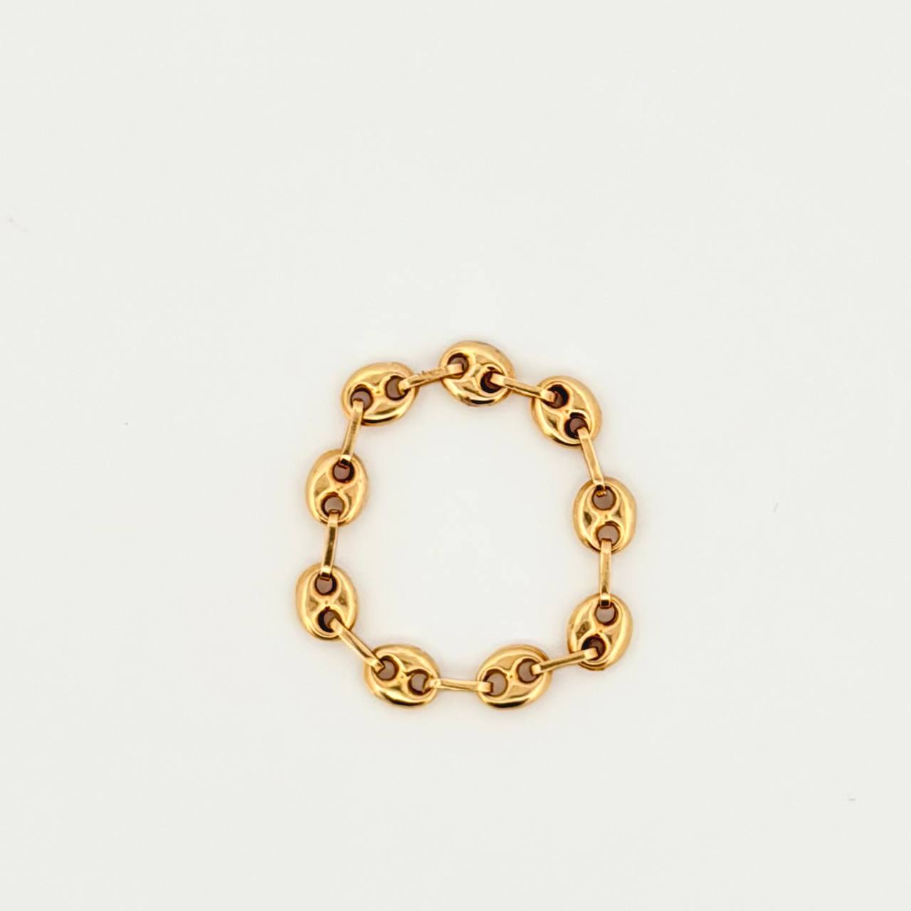 Ring Gc 0.8gr / T10 - T10 1/2 / 4mm 18K Yellow Gold ©