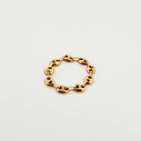Ring Gc 0.8gr / T10 - T10 1/2 / 4mm 18K Yellow Gold ©
