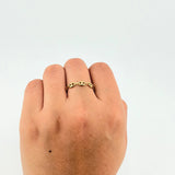 Anillo Gc 0.65gr / T6 1/4 - T6 3/4 / 3mm Oro Amarillo 18K