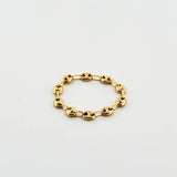 Anillo Gc 0.7gr / T8 3/4 - 9 1/4 / 3.3mm Oro Amarillo 18K