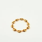 Ring Gc 0.9gr / T12 1/2 - T13 / 4mm Yellow Gold 18K