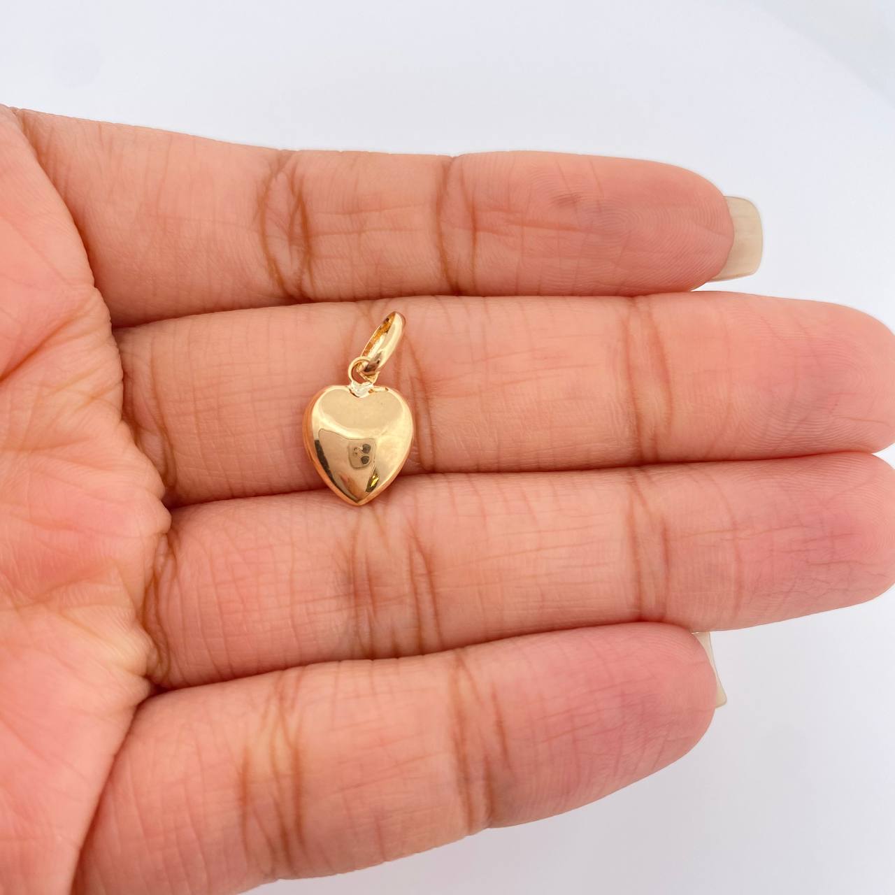 Dije Corazon 0.45gr / 3/4 in / Oro Amarillo 18K %