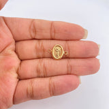 Herraje Divino Niño 0.55gr / 1/2 in / Oro Amarillo 18K %